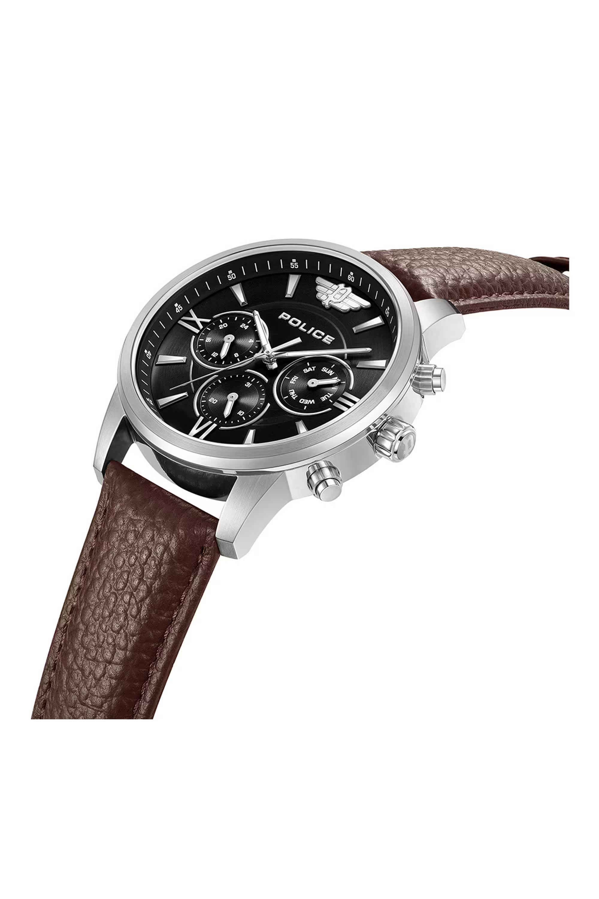 Police Avondale Ii Mens Leather Watch
