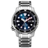 Citizen Promaster Marine Mens Silver Stainless steel Watch-NY0100-50M