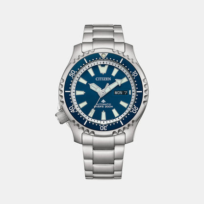 Citizen Automatic Mens Silver Stainless steel Strap Watch-NY0100-50X
