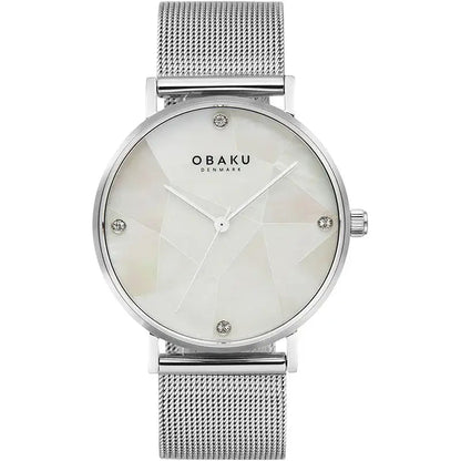Obaku - Men Blue Stainless Steel Strap Watch - V312LXCLML