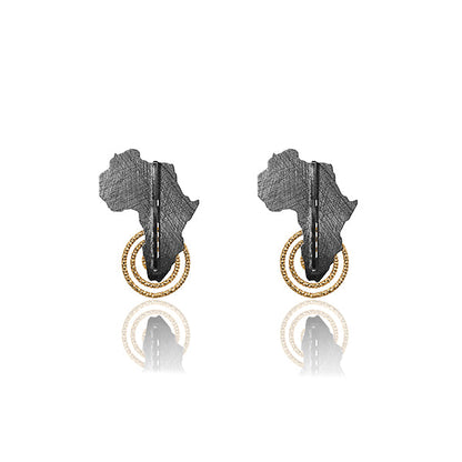 Cici Collection - Out of Africa Large Stud Earrings