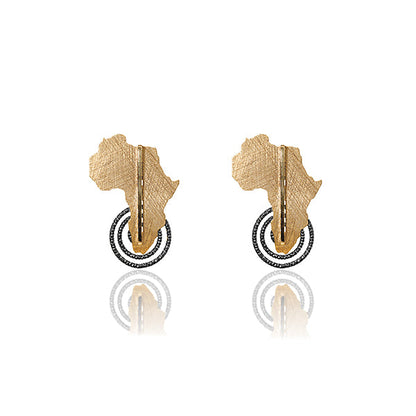 Cici Collection - Out of Africa Large Stud Earrings