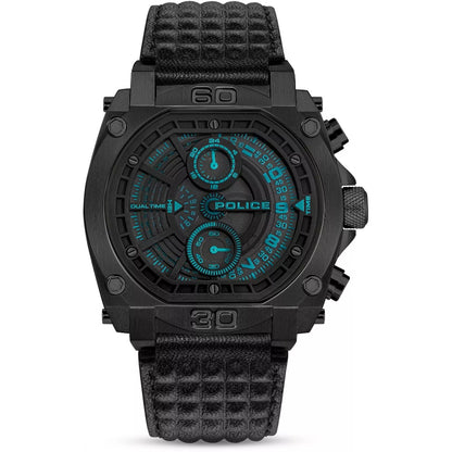 Police Norwood Mens Leather Watch
