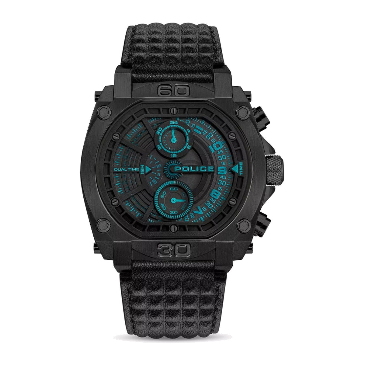 Police Norwood Mens Leather Watch