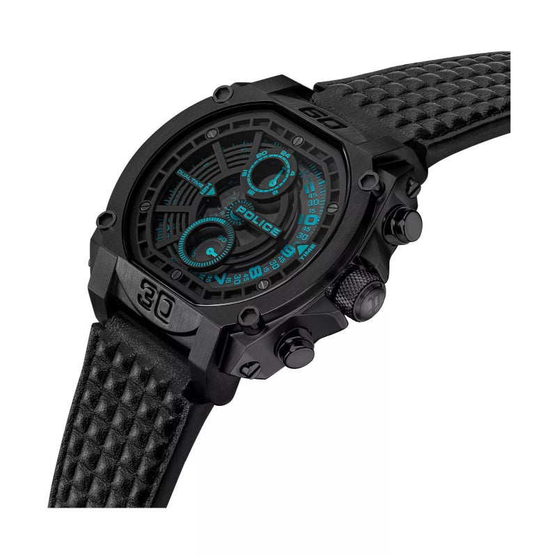 Police Norwood Mens Leather Watch
