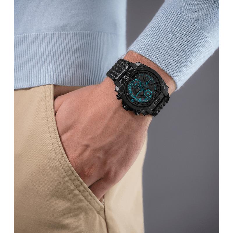 Police Norwood Mens Leather Watch