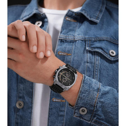 Police Norwood Mens Leather Watch