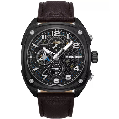 Police Portland Mens Leather Watch