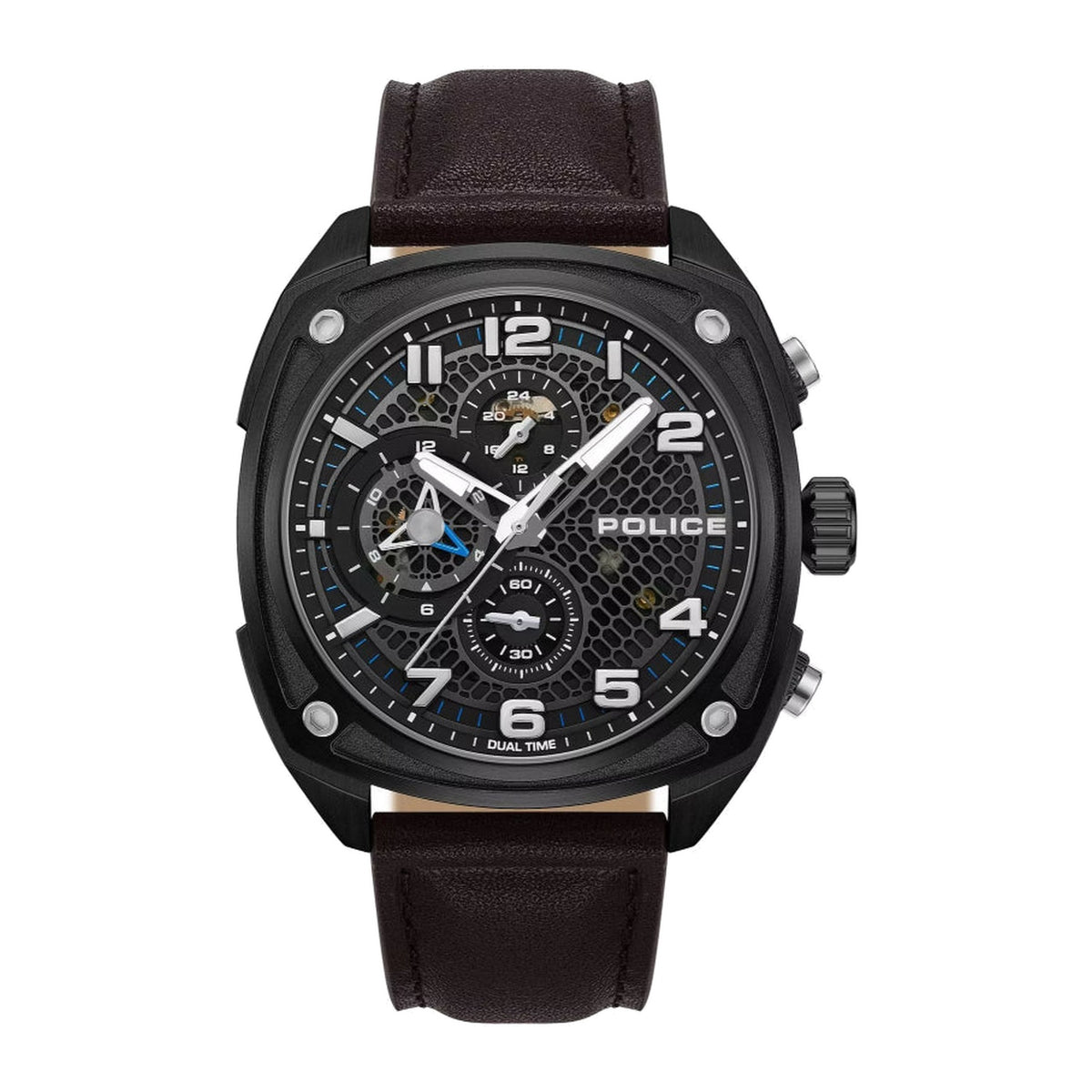 Police Portland Mens Leather Watch