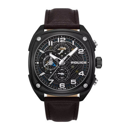 Police Portland Mens Leather Watch
