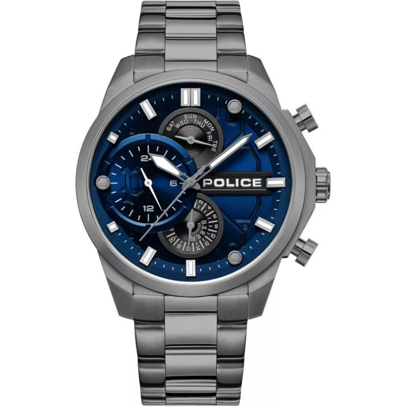 Police Reactor Mens Stainless steel Watch