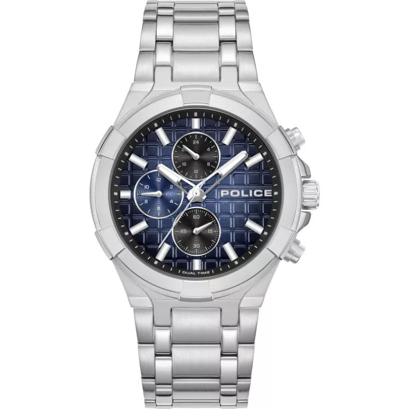 Police Guardian Mens Rubber Watch