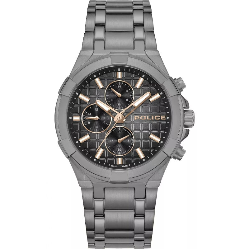 Police Guardian Mens Rubber Watch