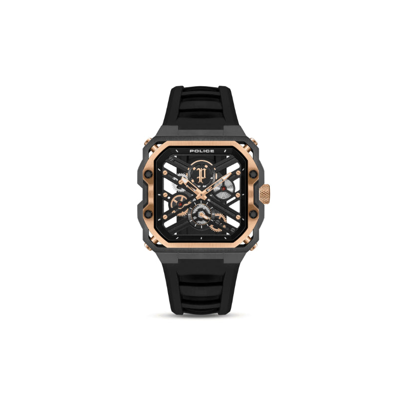 Police Disruptor Ii Mens Rubber Watch