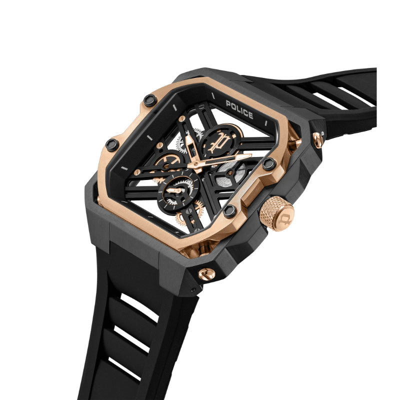 Police Disruptor Ii Mens Rubber Watch
