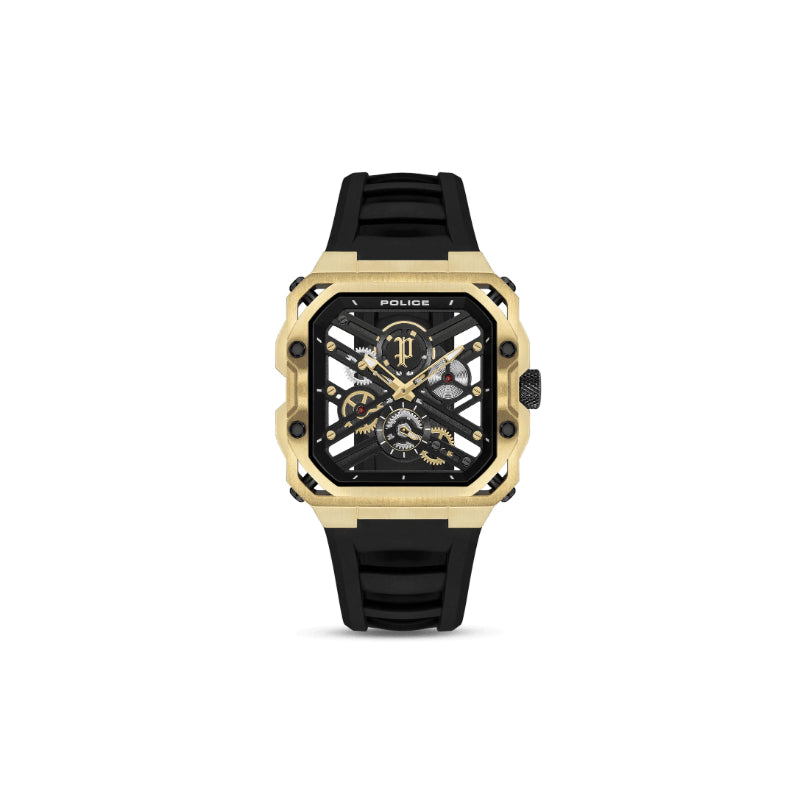 Police Disruptor Ii Mens Rubber Watch