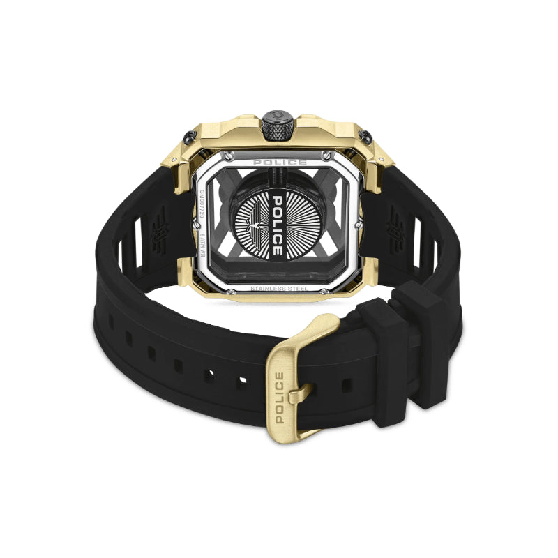Police Disruptor Ii Mens Rubber Watch