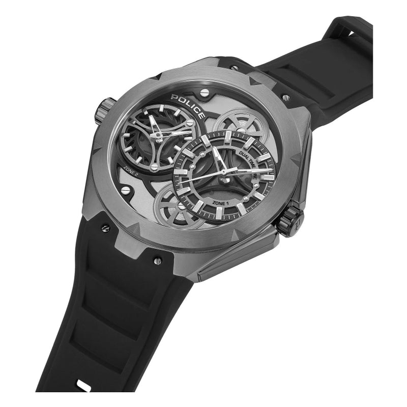 Police Scepter Mens Rubber Watch