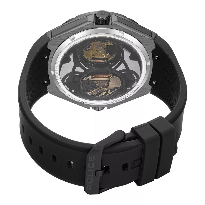 Police Scepter Mens Rubber Watch