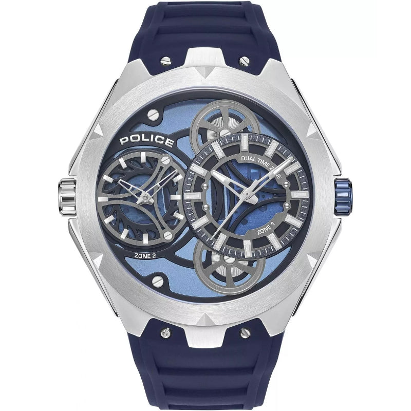 Police Scepter Mens Rubber Watch