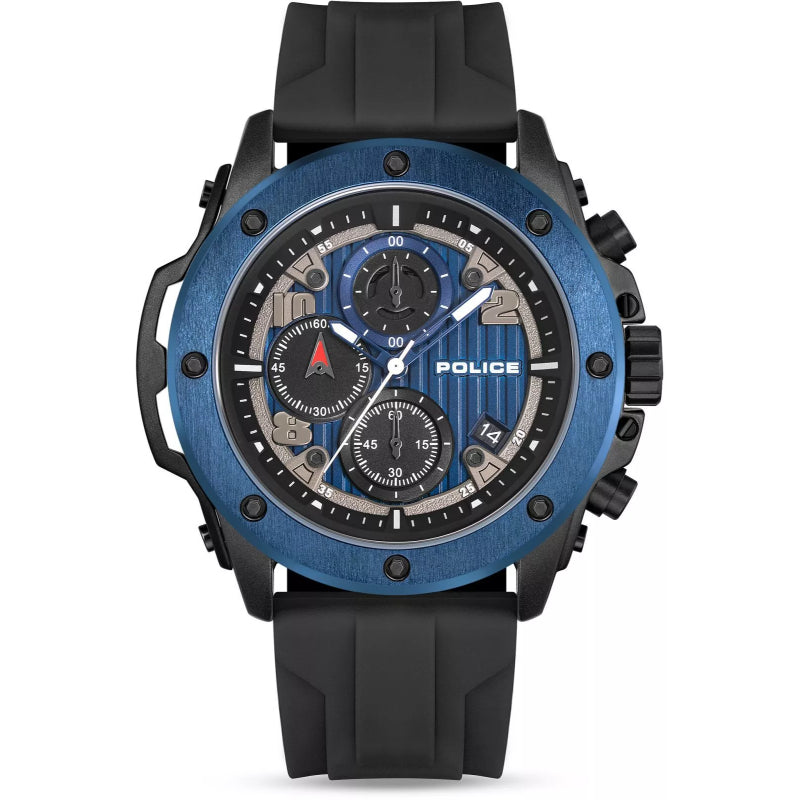 Police Clout Orb Mens Rubber Watch