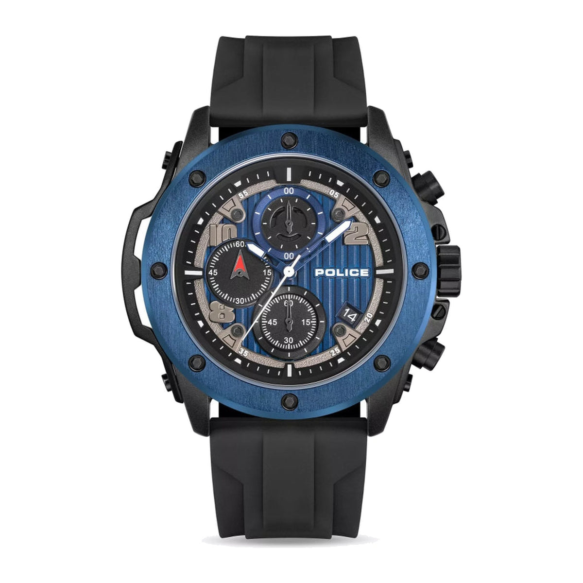 Police Clout Orb Mens Rubber Watch