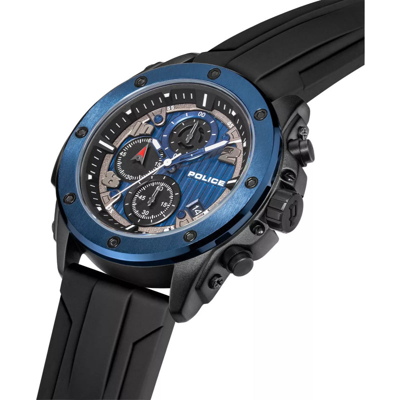 Police Clout Orb Mens Rubber Watch