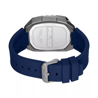 Police Bullhead Mens Leather Watch