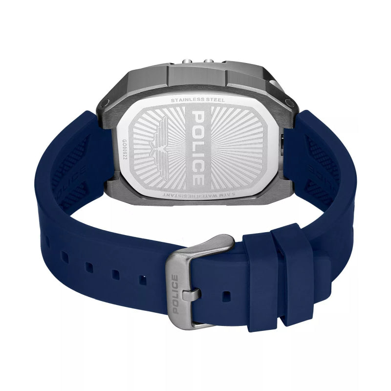 Police Bullhead Mens Leather Watch
