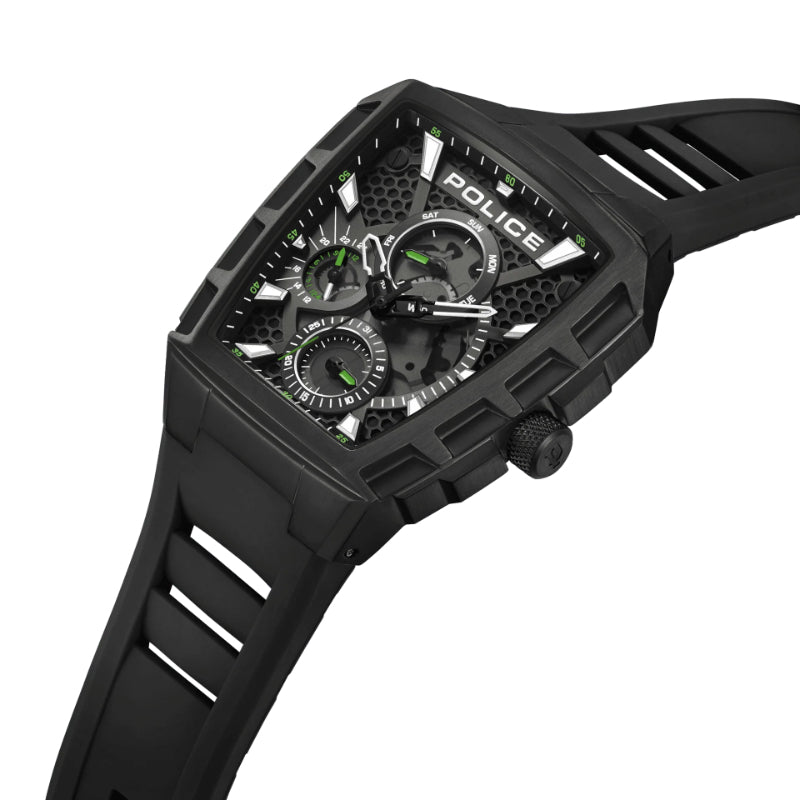 Police Tough Gear Mens Rubber Watch