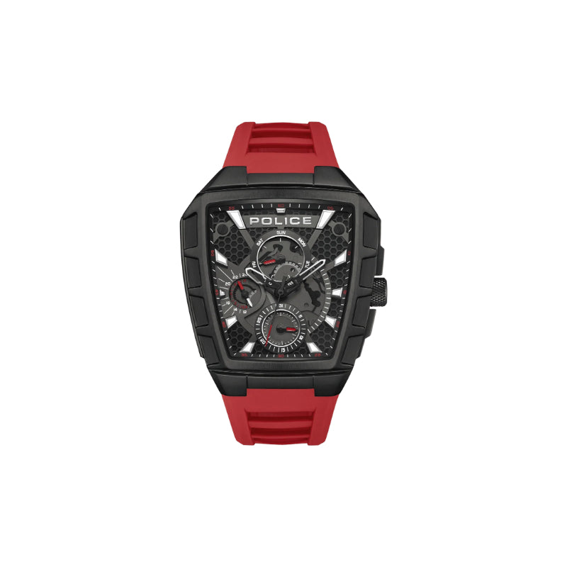 Police Tough Gear Mens Rubber Watch