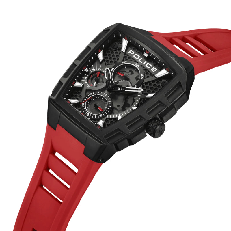 Police Tough Gear Mens Rubber Watch