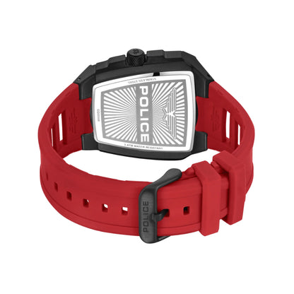 Police Tough Gear Mens Rubber Watch