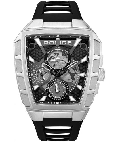 Police Tough Gear Mens Rubber Watch
