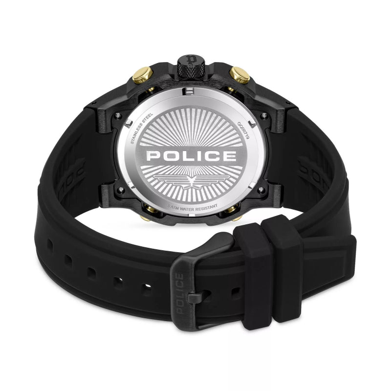 Police Challenger Mens Rubber Watch