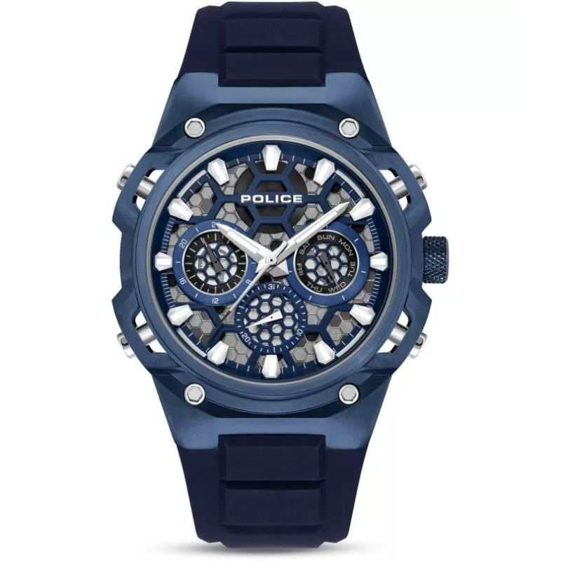 Police Challenger Mens Rubber Watch