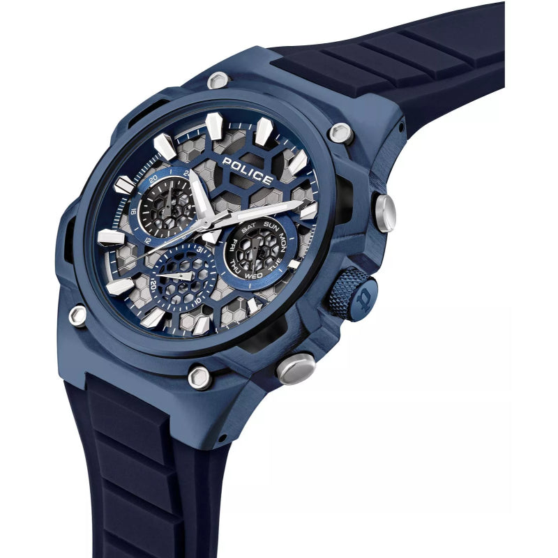 Police Challenger Mens Rubber Watch