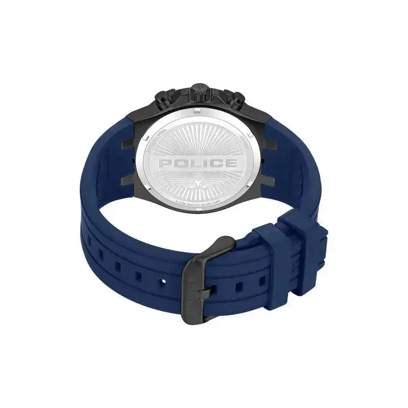 Police Guardian Mens Rubber Watch