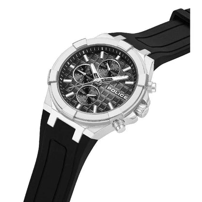 Police Guardian Mens Rubber Watch