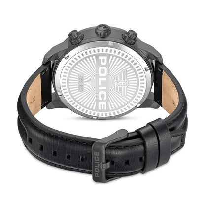 Police Huntley Mens Leather Watch