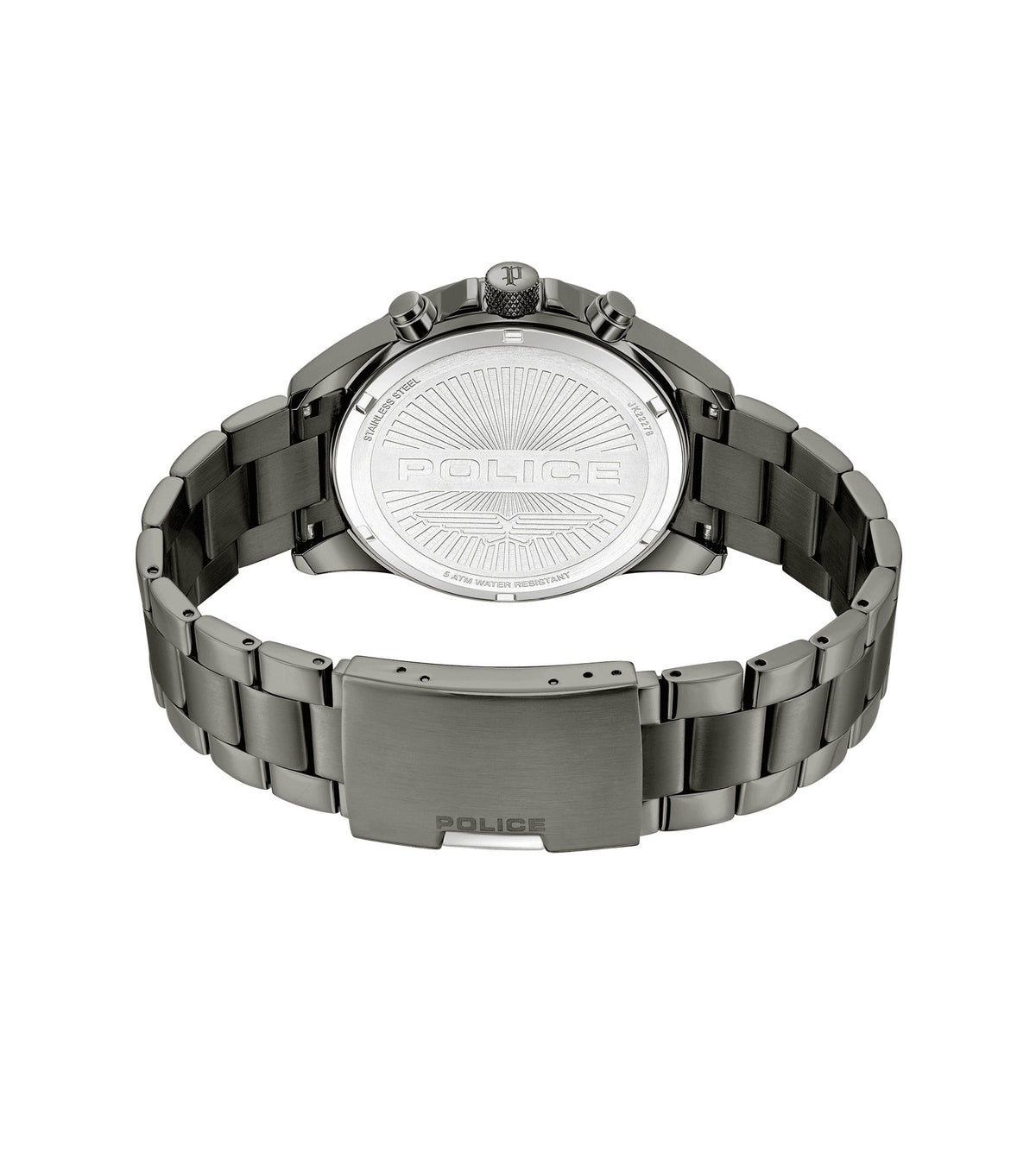 Police Mens Grey Stainless steel Watch-PEWJK2227808