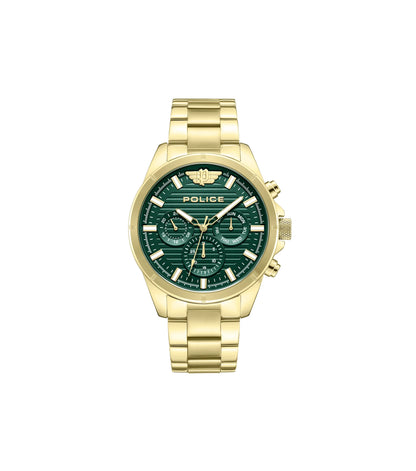 Police Malawi Mens Leather Watch