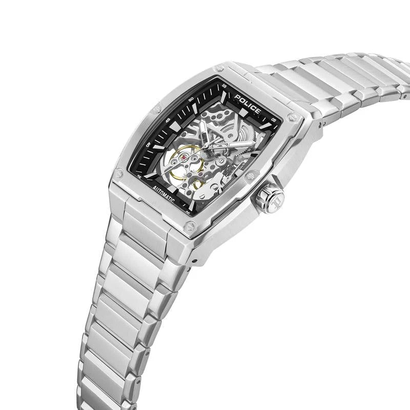 Police Skeletor Mens Watch