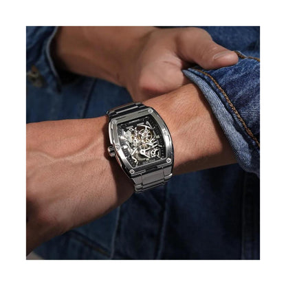 Police Skeletor Mens Watch