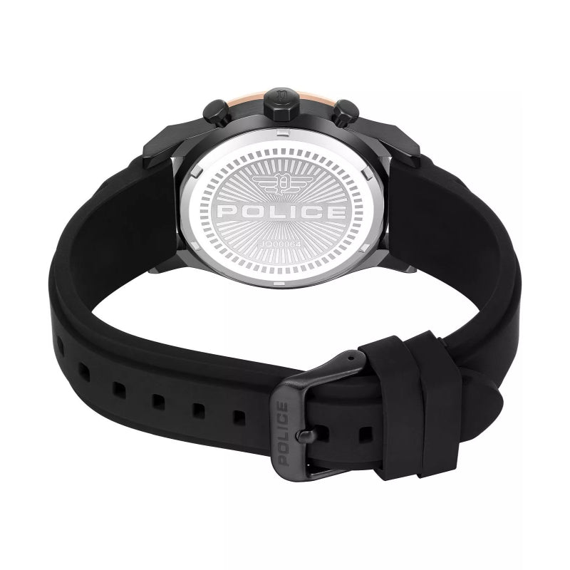Police Knotty Mens Rubber Watch