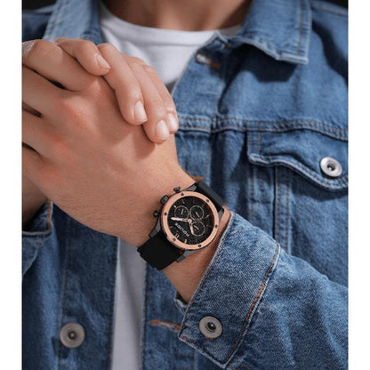 Police Knotty Mens Rubber Watch