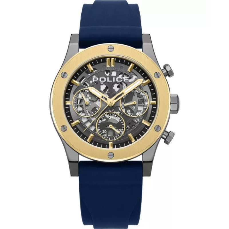 Police Knotty Mens Rubber Watch