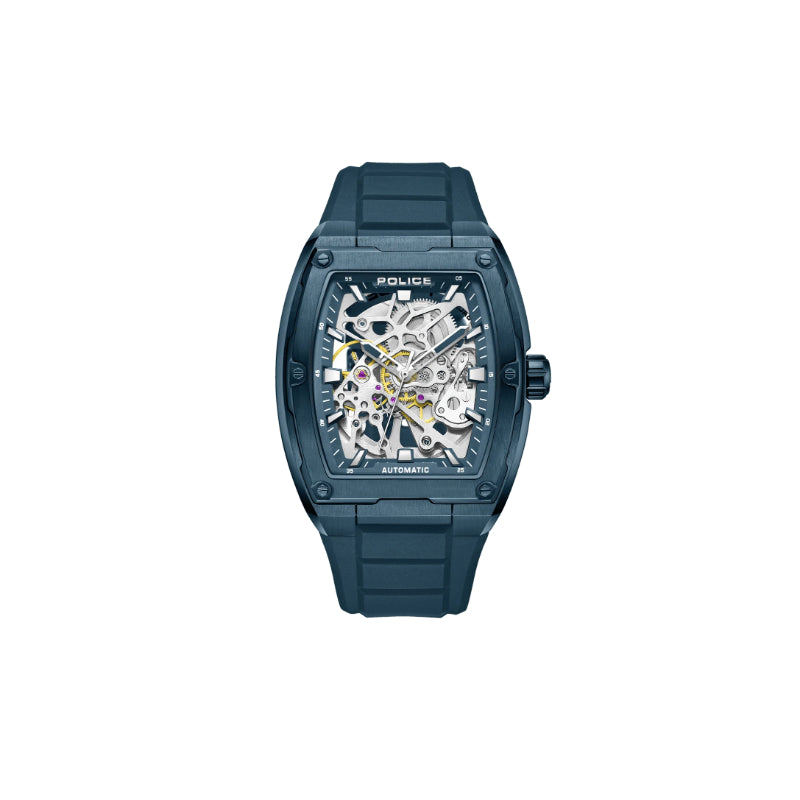 Police Skeletor Mens Watch
