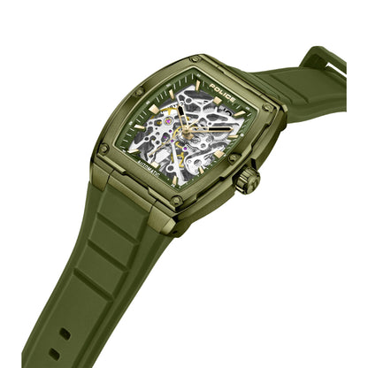 Police Skeletor Mens Watch