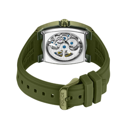 Police Skeletor Mens Watch